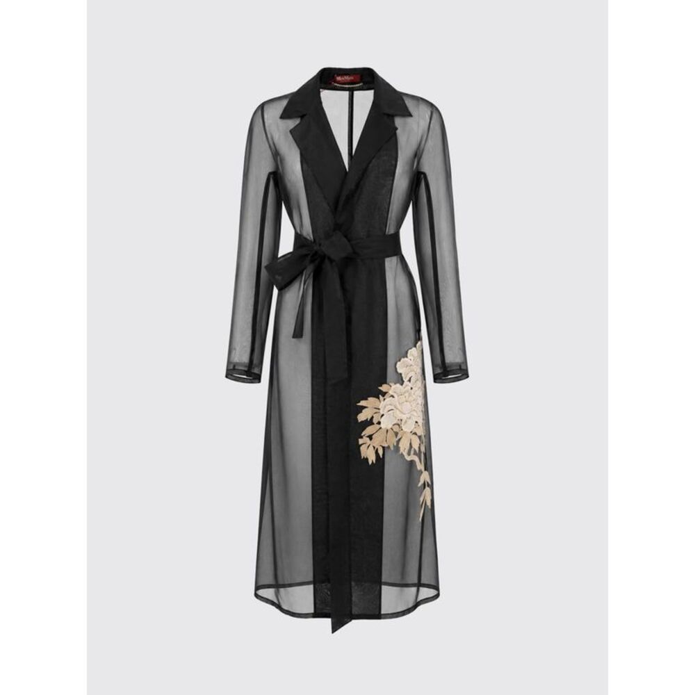Max Mara Studio Coat Woman Black